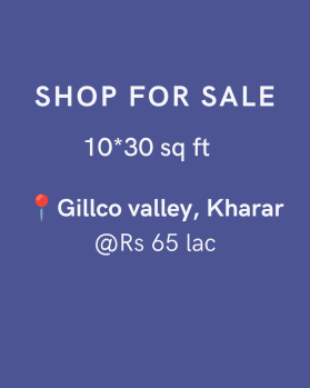 Commercial Shops for Sale in Kharar, Mohali (300 Sq.ft.)