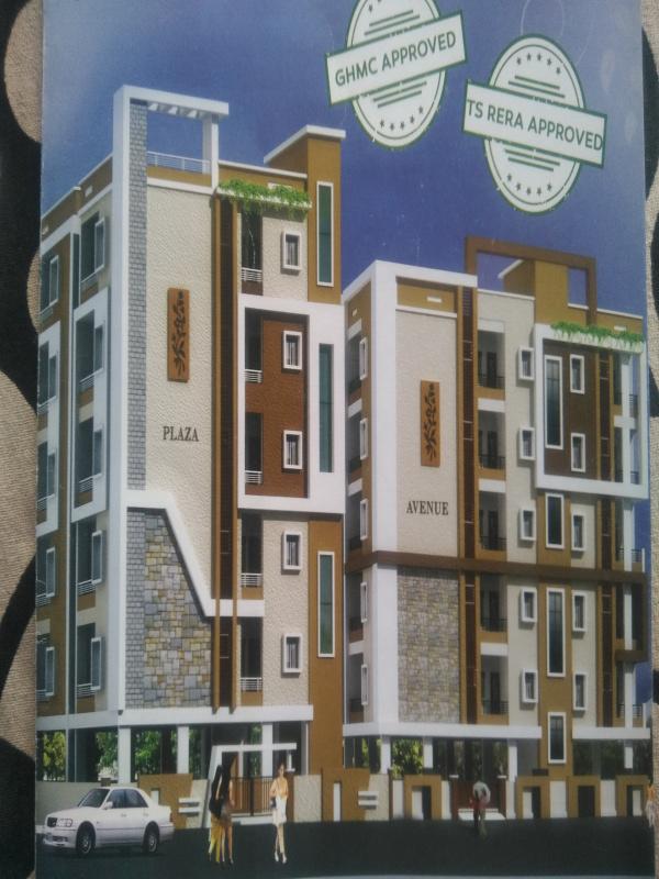 2 BHK Flats & Apartments for Sale in Kapra, Hyderabad (1250 Sq.ft.)