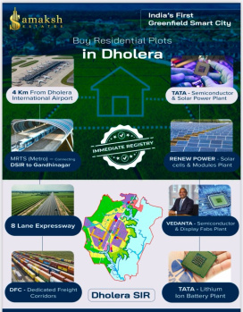 150 Sq. Yards Residential Plot for Sale in Dholera, Ahmedabad