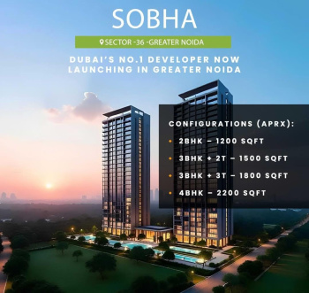 3 BHK Flats & Apartments for Sale in Sector 36, Greater Noida (1500 Sq.ft.)