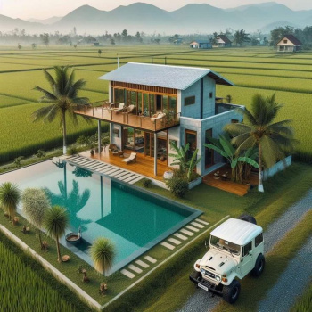 Farm House for Sale in Narayanpur, Mirzapur (1 Acre)