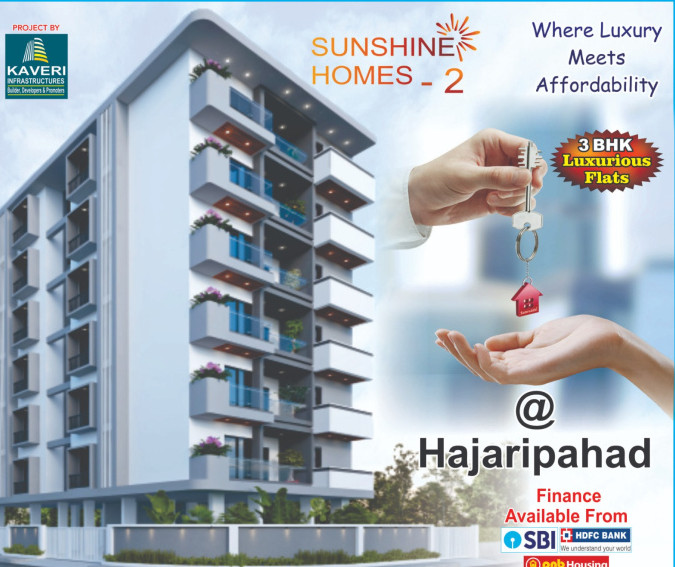 3 BHK Flats & Apartments For Sale In Dabha, Nagpur (1400 Sq.ft.)