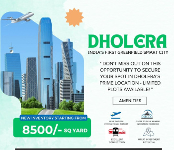 120 Sq.ft. Residential Plot for Sale in Dholera, Ahmedabad