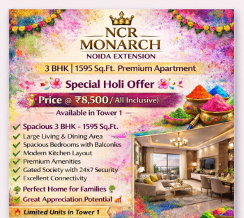 NCR Monarch Plot No. 2/C, Ace City Noida Extension, Sector 1 Noida Extension