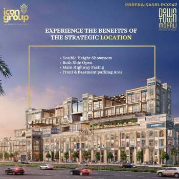 550 Sq.ft. Commercial Shops for Sale in Sector 62, Mohali