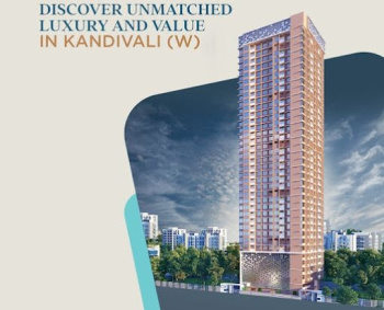 2 BHK Flats & Apartments for Sale in Kandivali West, Mumbai (665 Sq.ft.)