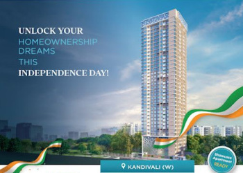 2 BHK Flats & Apartments for Sale in Kandivali West, Mumbai (745 Sq.ft.)