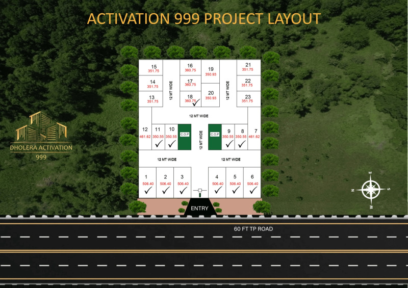 351.75 Sq. Yards Commercial Lands /Inst. Land For Sale In Dholera, Ahmedabad