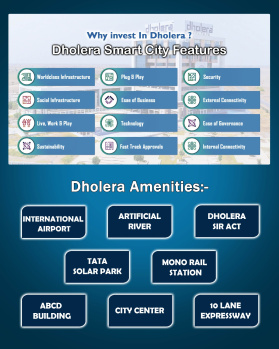 1 BHK Individual Houses for Sale in Dholera, Ahmedabad (108 Sq. Yards)