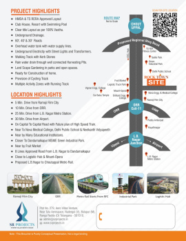 Property for sale in Ramoji Film City, Hyderabad