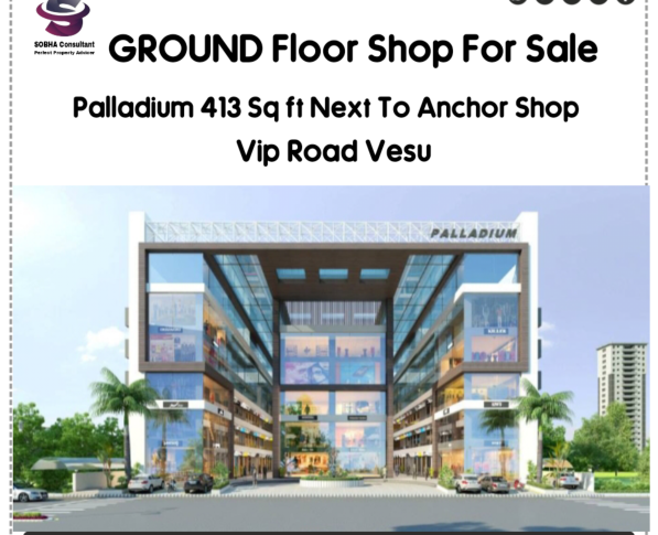 Ground Floor Shop For Sale At Vesu