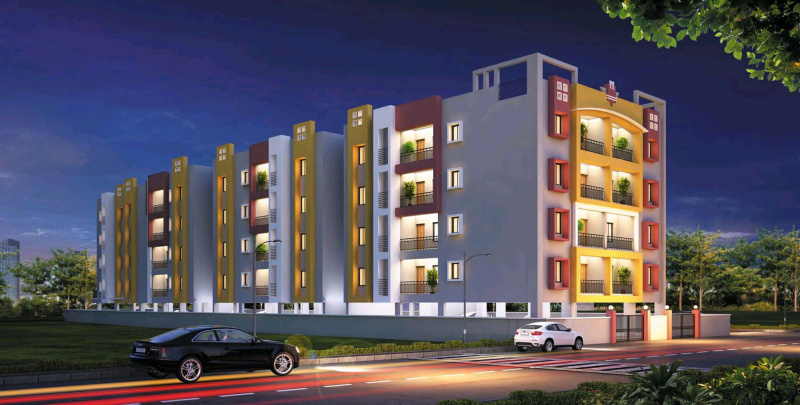 3 BHK Flats & Apartments For Sale In Patrapada, Bhubaneswar (1246 Sq.ft.)