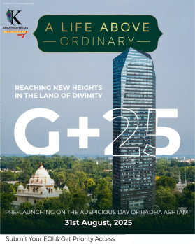 4 BHK Flats & Apartments for Sale in Chhatikara, Vrindavan (2298 Sq.ft.)