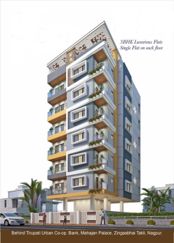 Flats & Apartments for Sale in Zingabai Takli, Nagpur (1452 Sq.ft.)