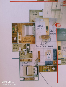 2 BHK Flats & Apartments for Sale in Ravi Nagar, Nagpur (1120 Sq.ft.)