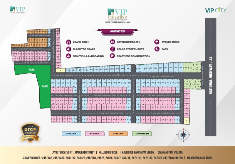 1500 Sq.ft. Residential Plot For Sale In Thirumangalam, Madurai