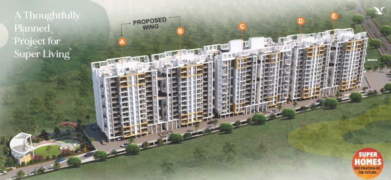 2 BHK Flats & Apartments for Sale in Ravet, Pune