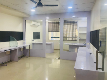Well maintained semi furnished office space with 6 to 7 seating capacity meeting room