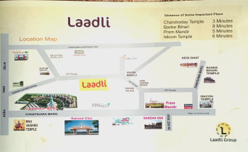 1 BHK Flats & Apartments for Sale in Sunrakh Road, Vrindavan (784 Sq.ft.)