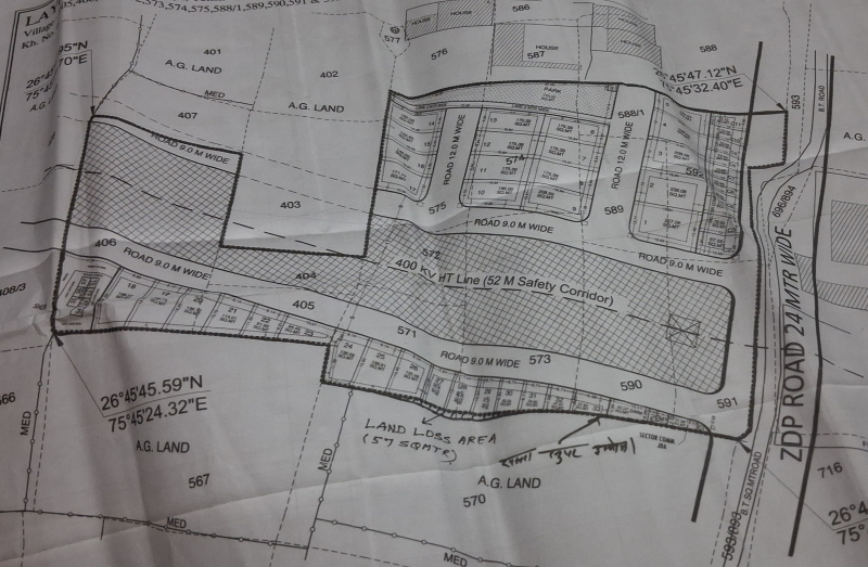 Residential Plot For Sale In Diggi Road, Jaipur (175 Sq. Yards)