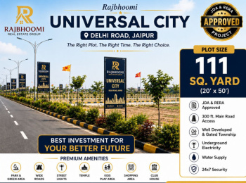 Residential Plot for Sale in Delhi Road, Jaipur (111 Sq.ft.)