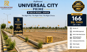 Residential Plot for Sale in Delhi Road, Jaipur (166 Sq.ft.)