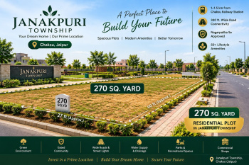 Residential Plot for Sale in Chaksu, Jaipur (270 Sq.ft.)