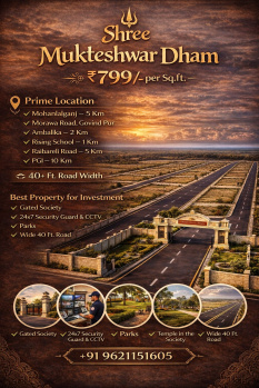Residential Plot for Sale in Sultanpur Road, Lucknow (1000 Sq.ft.)