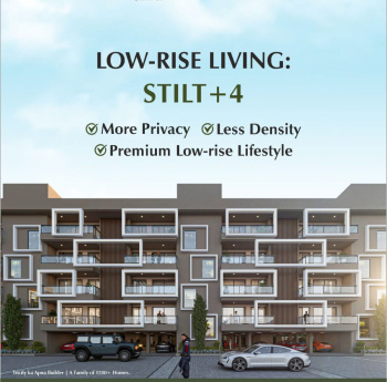 LUXURIOUS AND SPACIOUS 3BHK S+4 FLATS BUILT ON 225SQ YARDS