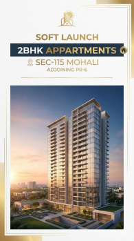 2 BHK Flats & Apartments for Sale in Sector 115, Mohali (1400 Sq.ft.)