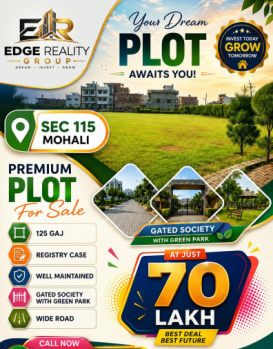 Residential Plot for Sale in Sector 115, Mohali (125 Sq. Yards)