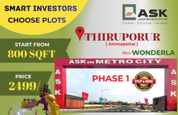 Residential Plot for Sale in Thiruporur, Chennai (2400 Sq.ft.)