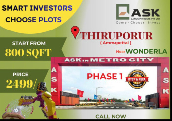 Residential Plot for Sale in Thiruporur, Chennai (955 Sq.ft.)