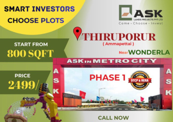 Residential Plot for Sale in Thiruporur, Chennai (1220 Sq.ft.)