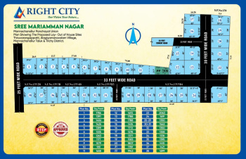 Residential Plot for Sale in Manachanallur, Tiruchirappalli (981 Sq.ft.)