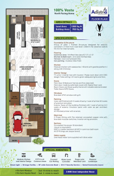 2BHK Individual Villa at Adistna Divine Gated Community