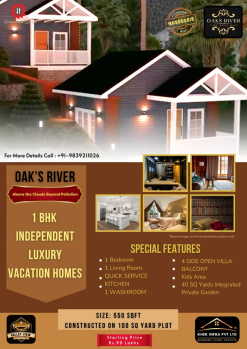 1 BHK Independent House for Sale in Mussoorie, Dehradun (550 Sq.ft.)