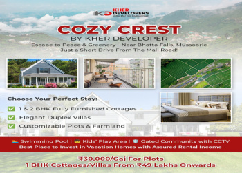 Residential Plot for Sale in Mussoorie, Dehradun (400 Sq. Yards)
