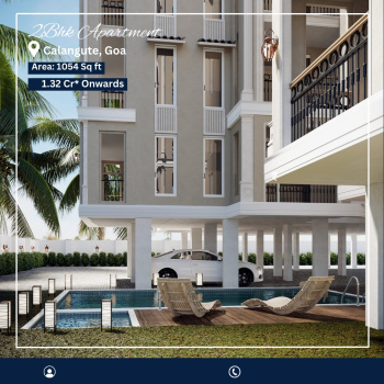 Flats & Apartments for Sale in Calangute, Goa (1020 Sq.ft.)