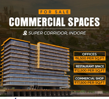 900 Sq.ft. Office Space for Sale in Super Corridor, Indore