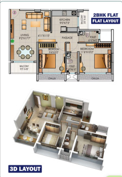 2 BHK Builder Floor for Sale in Pushpak Nagar, Navi Mumbai (1205 Sq.ft.)