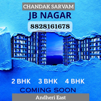 2 BHK Flats & Apartments for Sale in Andheri East, Mumbai (750 Sq.ft.)