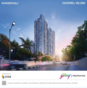 2 BHK Flats & Apartments for Sale in Kandivali East, Mumbai (652 Sq.ft.)