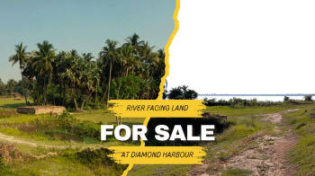 25 Bigha River Facing Land for Sale at Falta, Diamond Harbour, Near Ambuja Ganga Kutir Raichak