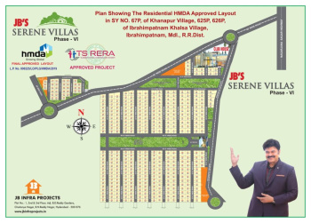 HMDA Final Approved / RERA | 60% Bank loan available
