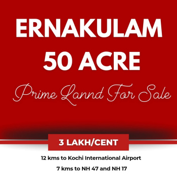Agricultural/Farm Land for Sale in Angamaly, Ernakulam (50 Acre)