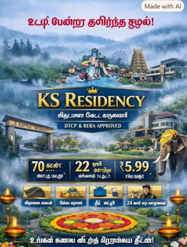 Residential Plot for Sale in Karamadai, Coimbatore (1184 Sq.ft.)