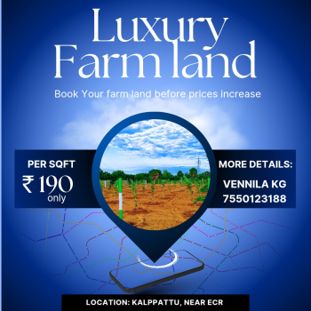 Agricultural/Farm Land for Sale in Madhurandagam, Chennai (9500 Sq.ft.)
