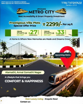 Independent House for Sale in Alamathi, Thiruvallur (600 Sq.ft.)