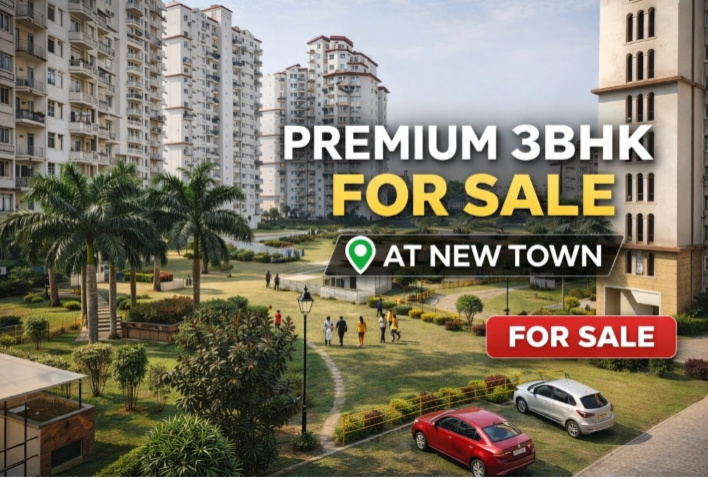 PREMIUM 3BHK APARTMENT FOR SALE AT NEW TOWN